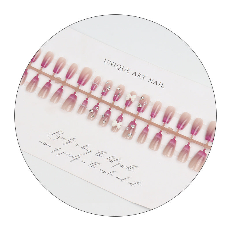 Glamorous Ombre Decorative Press-On Nail Set Acalora