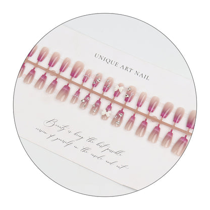Glamorous Ombre Decorative Press-On Nail Set Acalora
