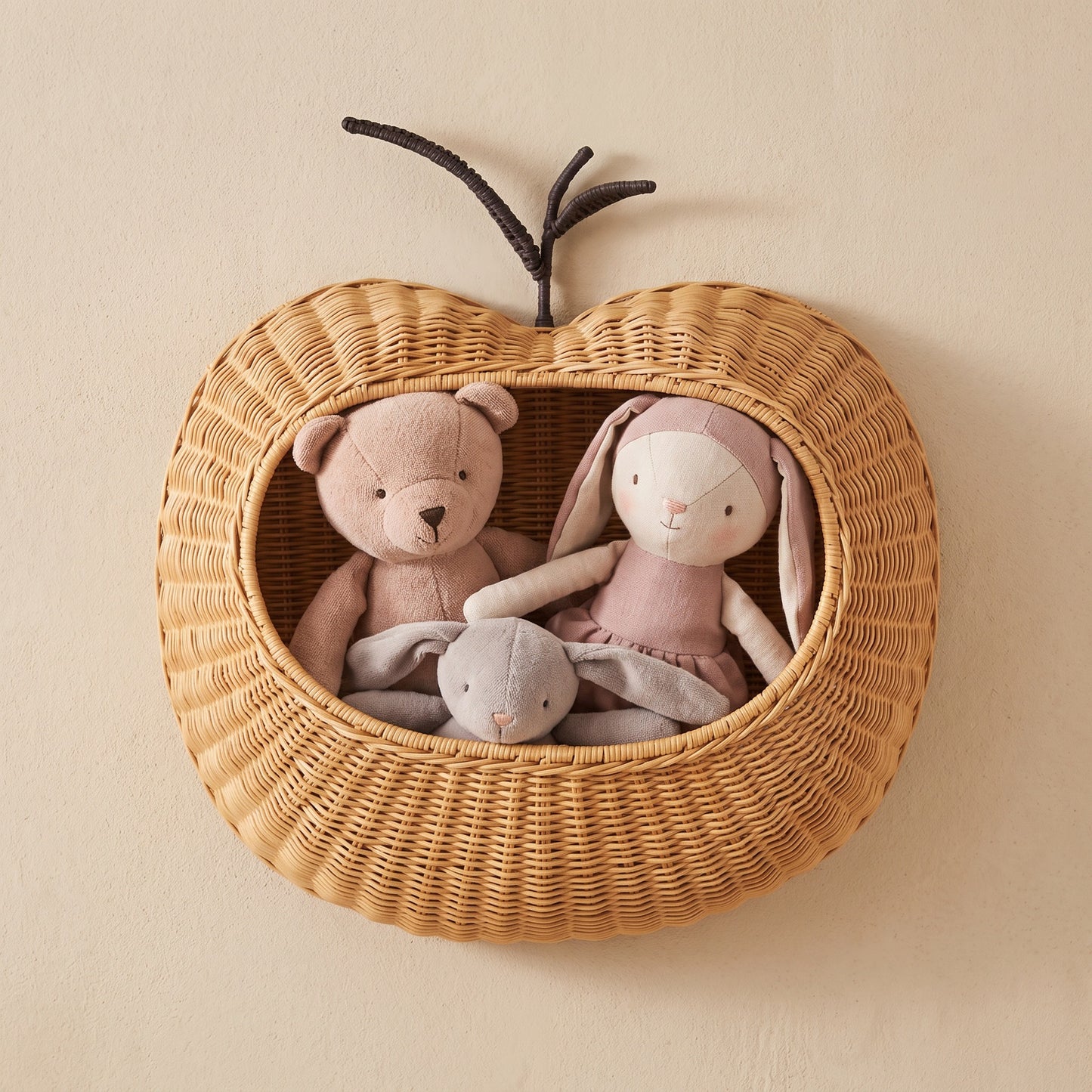 Decorative Woven Pear-Shaped Storage Basket Acalora