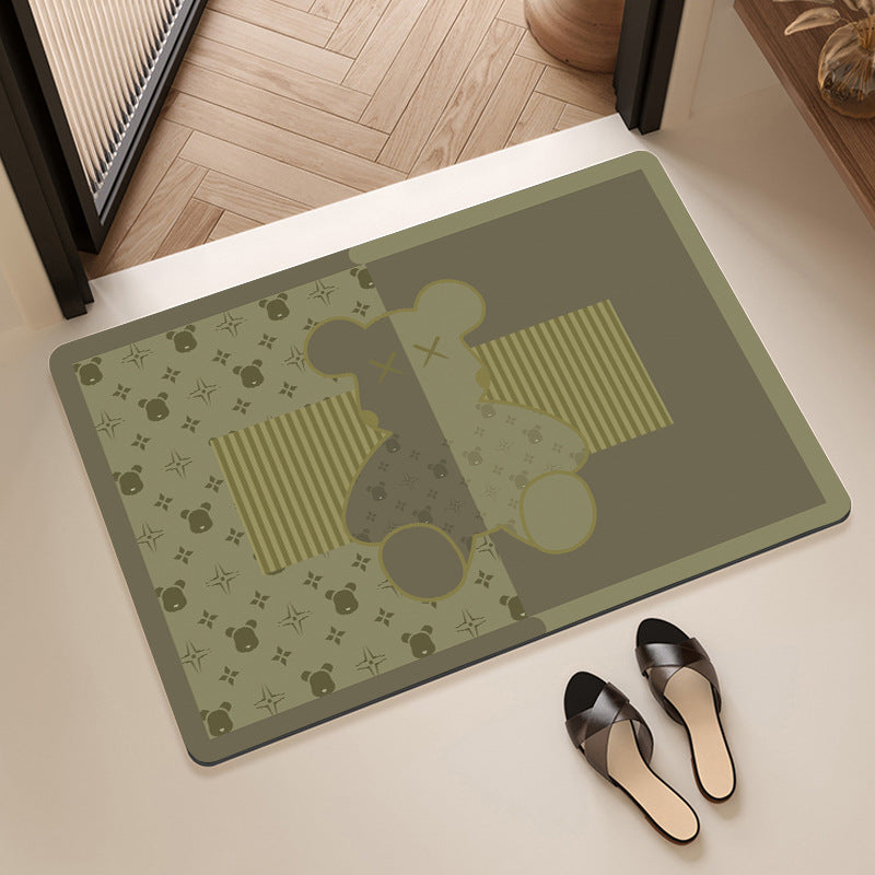 Artistic Cartoon Entrance Mat Acalora