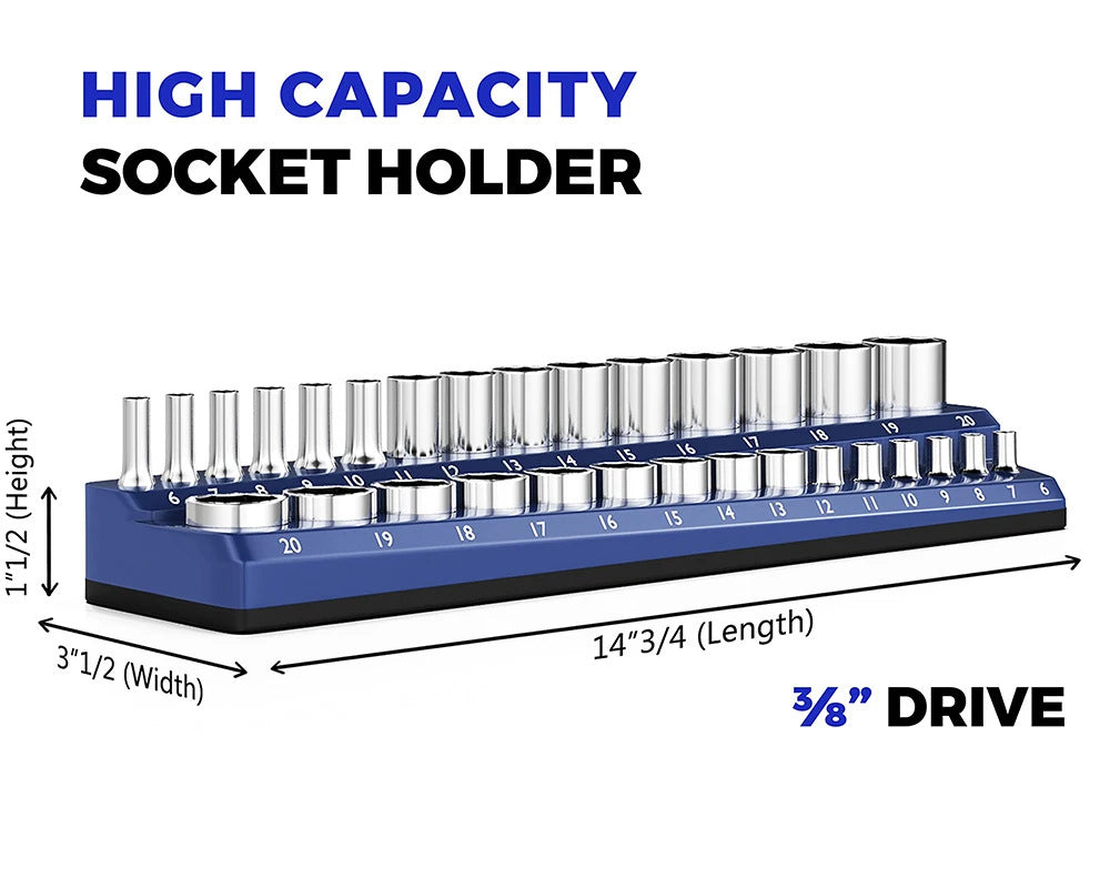 Heavy-Duty Magnetic Socket Organizer Bowlift