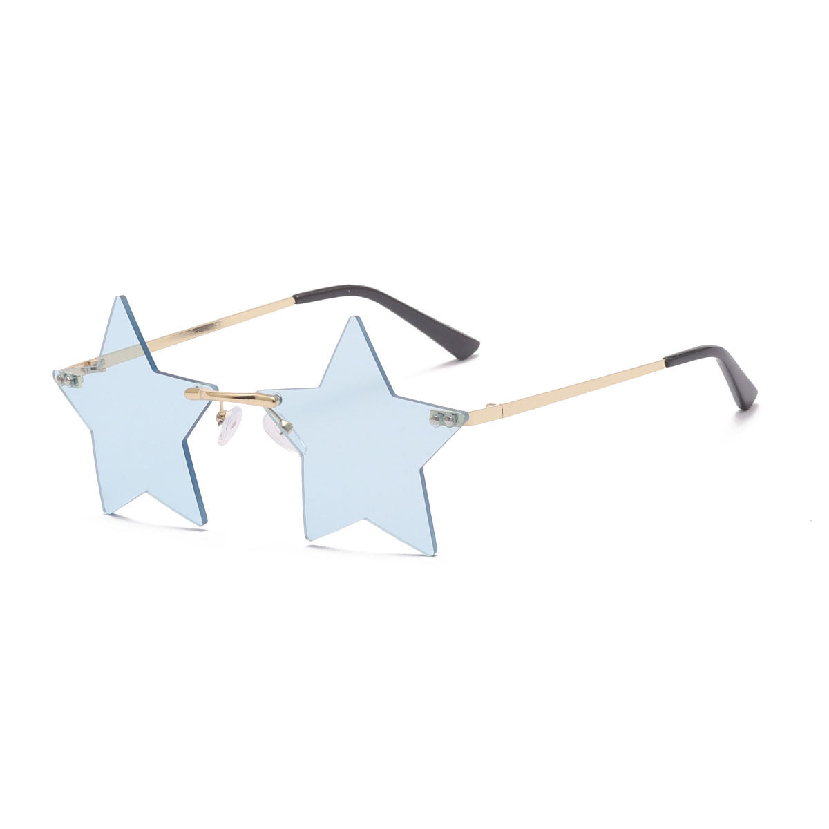 Women striking sunglasses with star-shaped frame and gradient lenses Bowlift