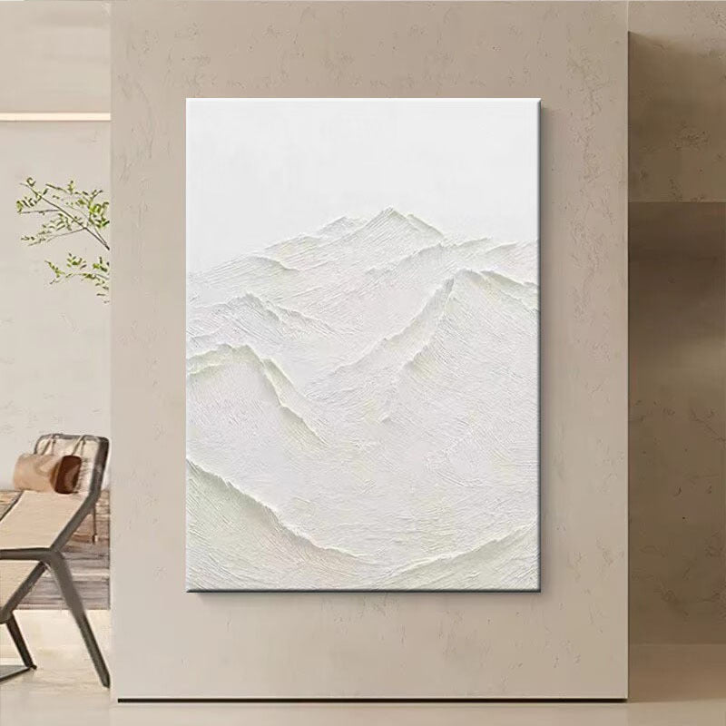Artistic Textured Mountain Canvas Wall Decor