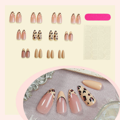 Leopard Print Press-On Nail Set Acalora