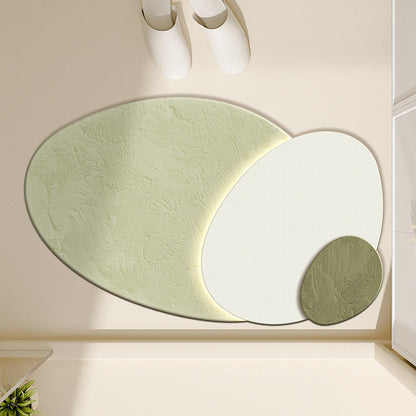 Floral-Inspired Decorative Bath Mat