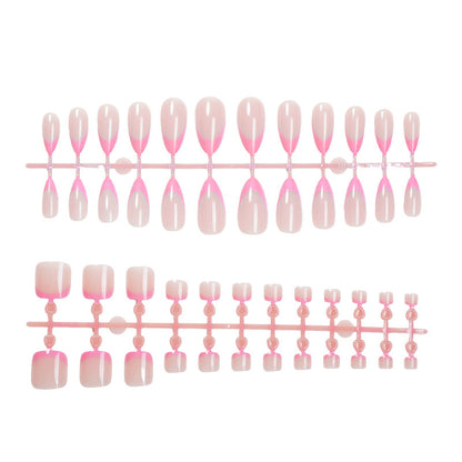 Premium Press-On Nail Set with Ombre Design Acalora