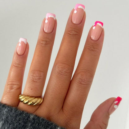Customizable Festive Press-On Nail Set Acalora