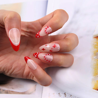 Artificial nail set with unique patterns Acalora