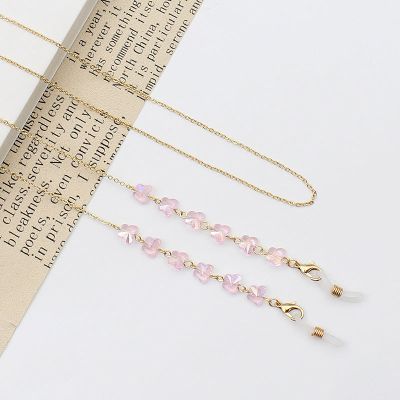 Floral Eyewear Chain Holder Acalora