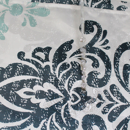 Elegant Damask Shower Curtain