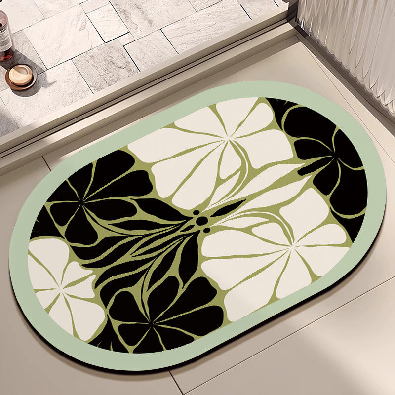 Floral Print Area Rug Acalora