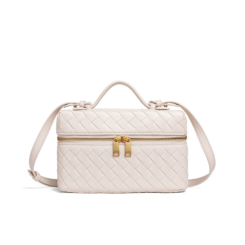 Structured Woven Satchel Bag Acalora