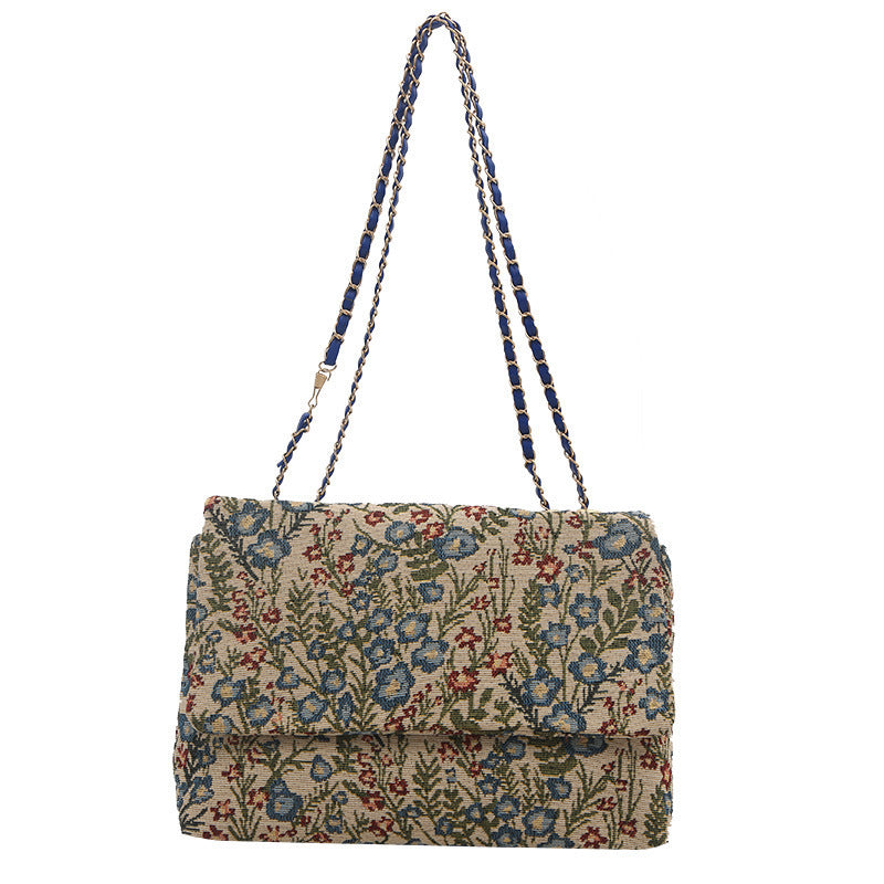 Elegant Floral Embellished Handbag Acalora