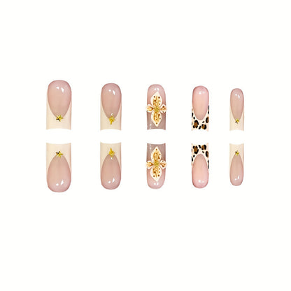Decorative 3D Floral Press-On Nail Art Acalora