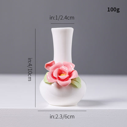 Floral Ceramic Vase