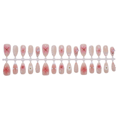 Decorative Floral Press-On Nail Art Set Acalora 1788495790