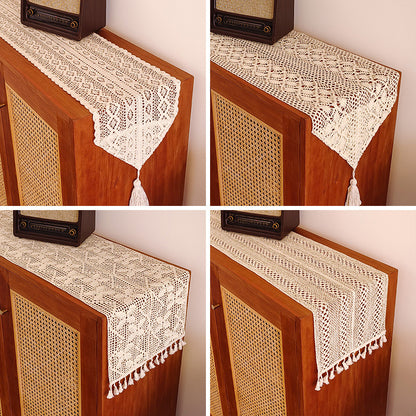Elegant Crochet Lace Table Runner
