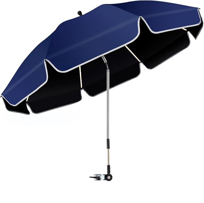 Women's stable beach sun protection umbrella with adjustable mounting system Karnz