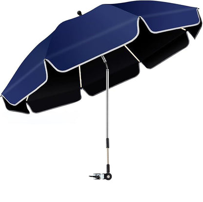 Women's stable beach sun protection umbrella with adjustable mounting system Karnz