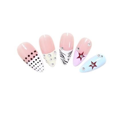 Artistic Stiletto Press-On Nail Art Collection Acalora