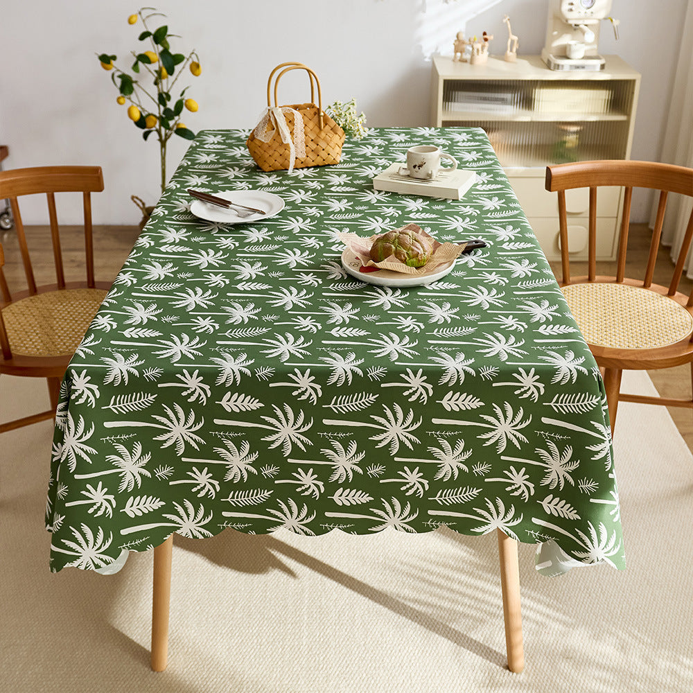 Elegant Plaid Tablecloth