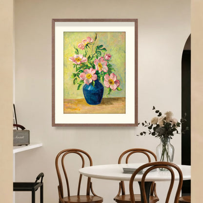 Framed Floral Still Life Wall Decoration