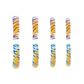 Exotic Animal Print Artistic Press-On Nails Acalora