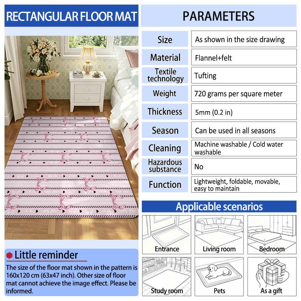 Unisex Artistic Skull Design Area Rug