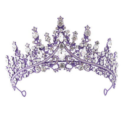 Ladies' Rhinestone Tiara with sparkling gemstone wreath
