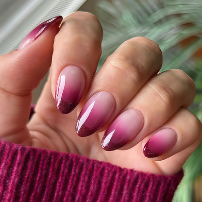 Gradient Ombre Press-On Nail Set Acalora