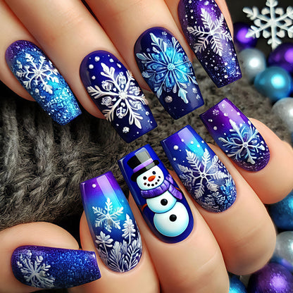 Winter Wonderland-Themed Nail Art Acalora