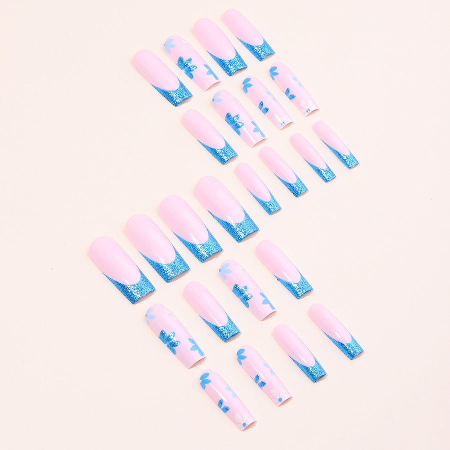 Glamorous Artistic Press-On Nails Acalora