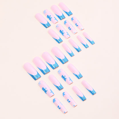 Glamorous Artistic Press-On Nails Acalora