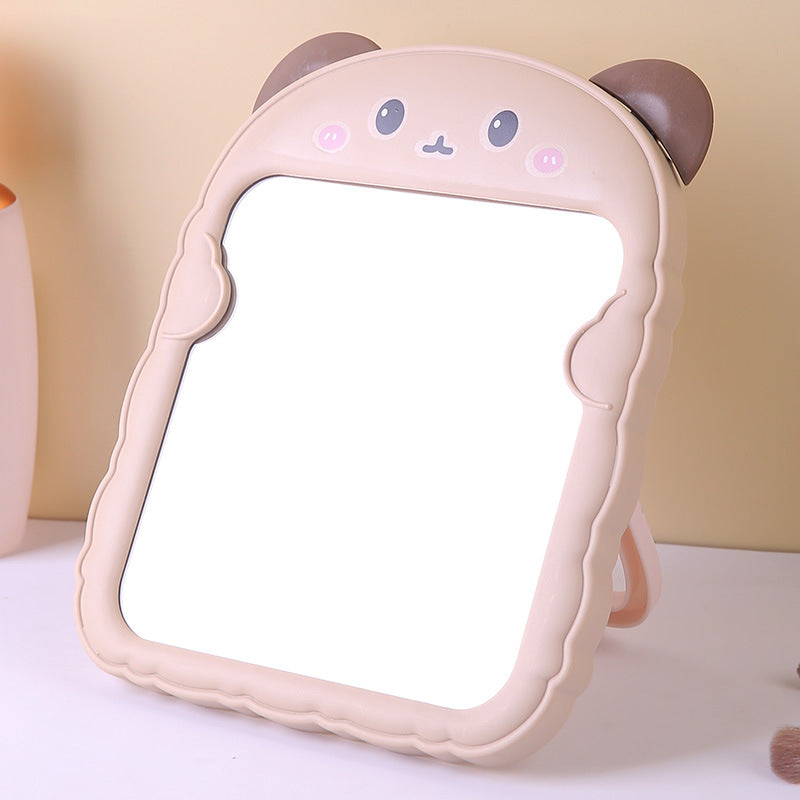 Cute Cat-Themed Desktop Makeup Mirror