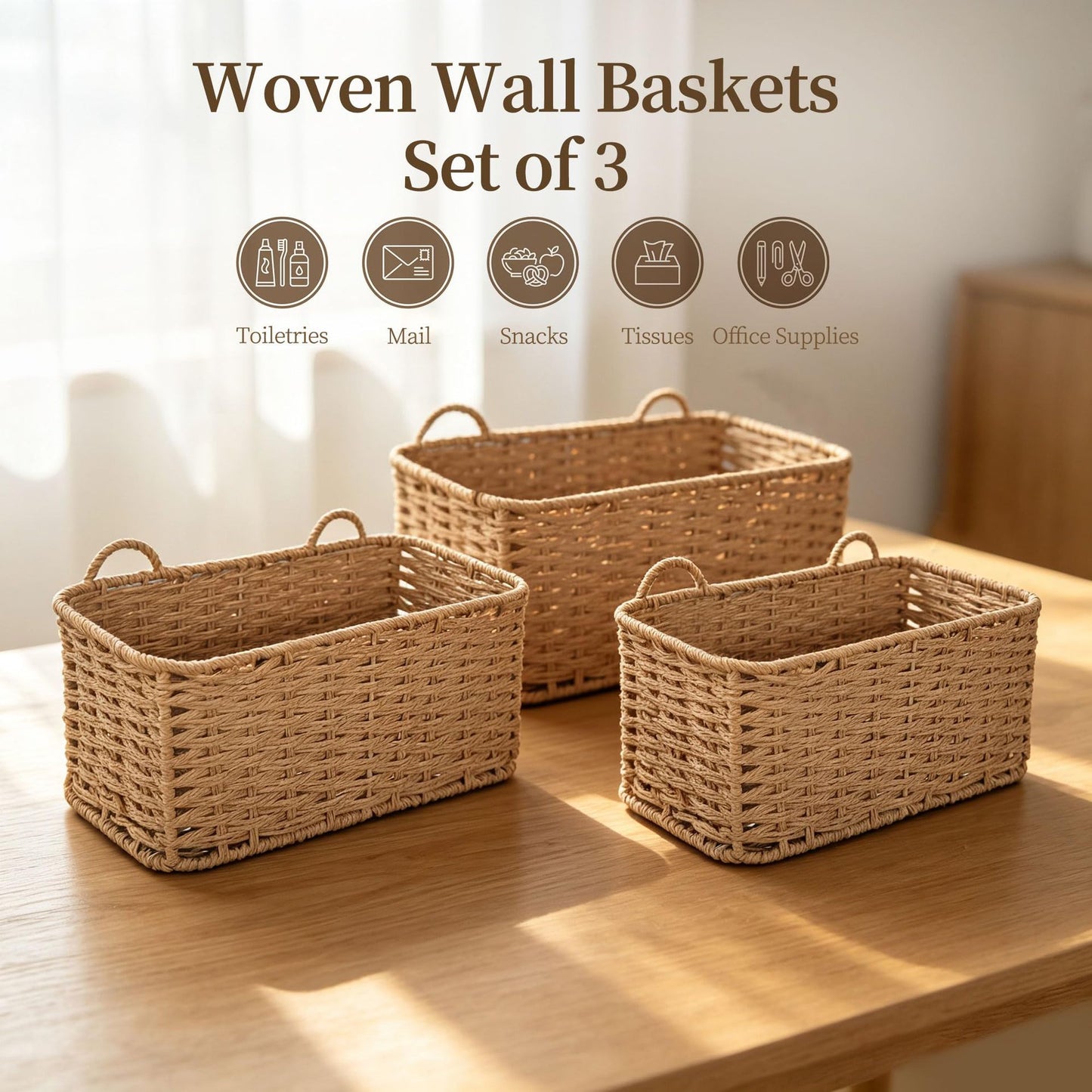 Boho Style Storage Basket Acalora