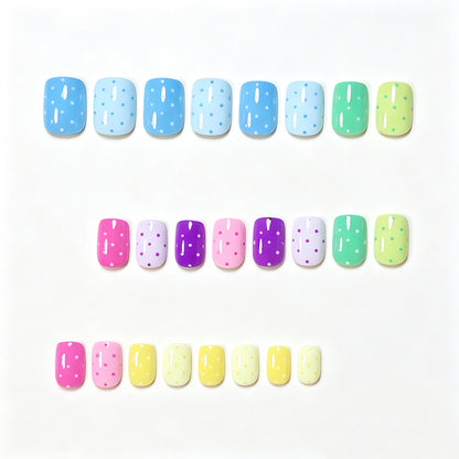 Playful Polka Dot Nail Wraps Acalora
