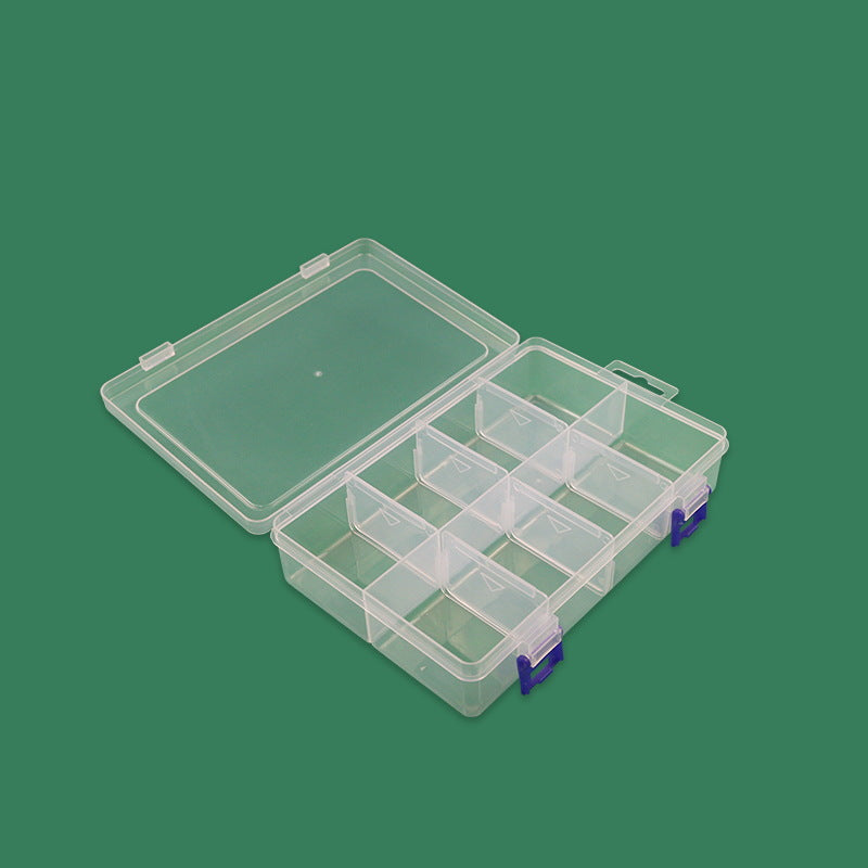 Multi-Compartment Craft Supply Storage Box with Secure Latches Acalora