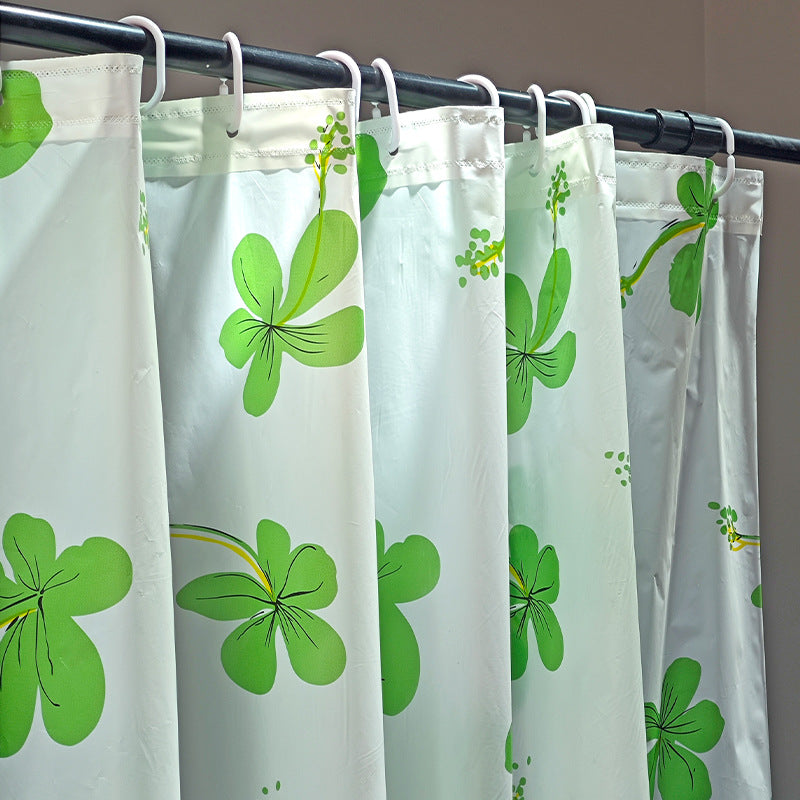 Floral Patterned Shower Curtain