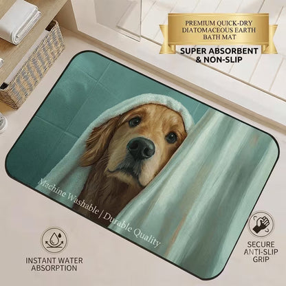 Quick-Dry Diatomaceous Earth Bath Mat