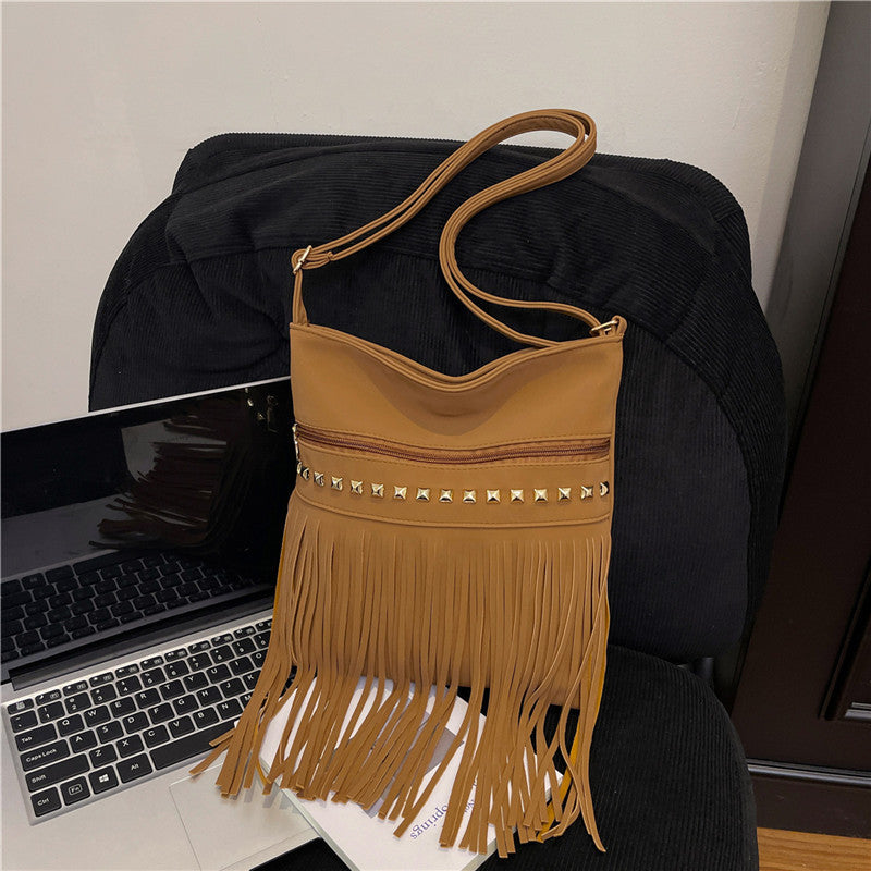 Stylish Fringe Crossbody Bag Acalora