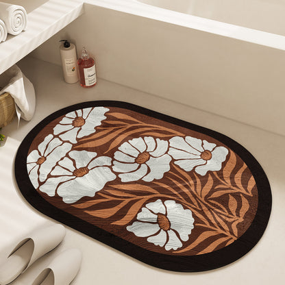 Floral Print Area Rug Acalora
