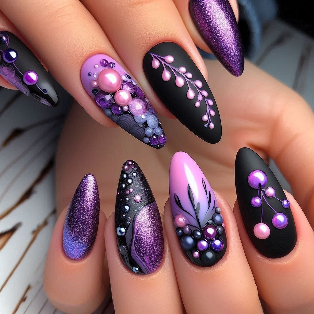 Artificial nails with creative designs Acalora