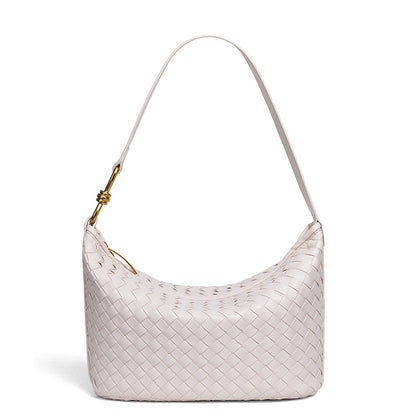 Stylish Woven Leather Handbag Acalora