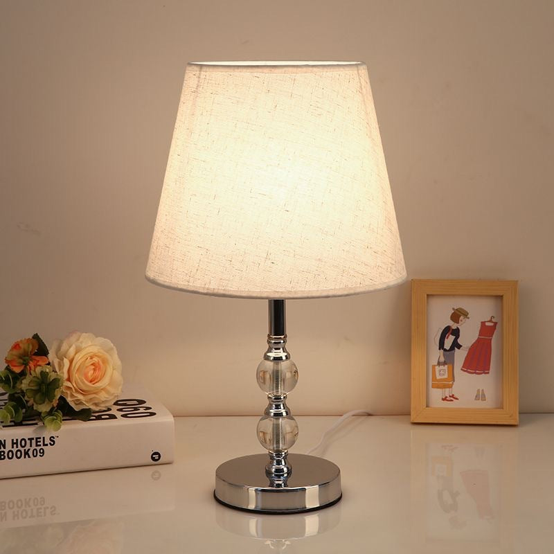 Crystal-Embellished Table Lamp