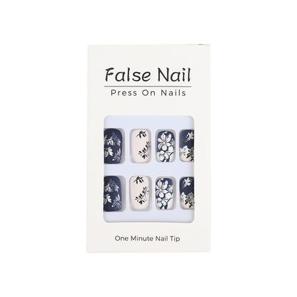 Artificial nails with floral matte design Acalora