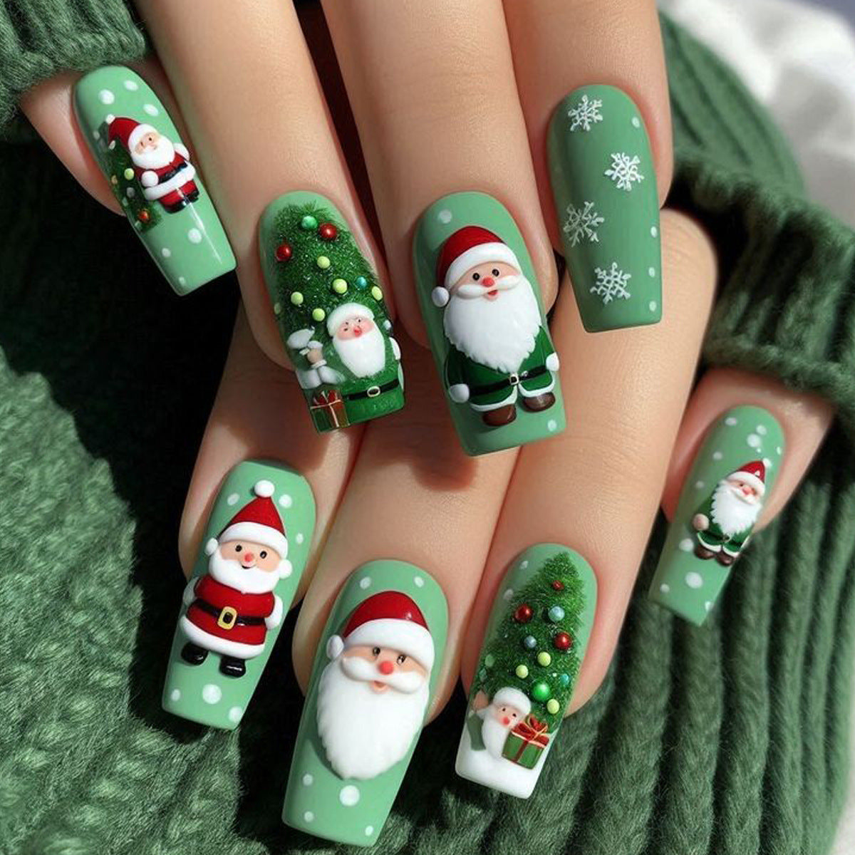 Seasonal Holiday Nail Art Acalora
