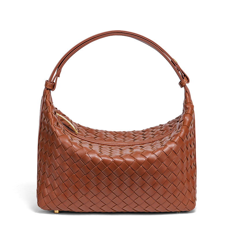 Braided Vegan Leather Shoulder Bag Acalora