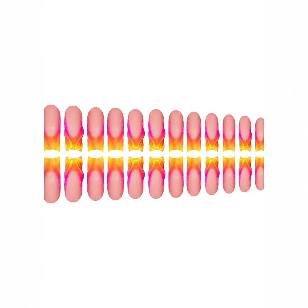 Artistic Gradient Nail Art Acalora