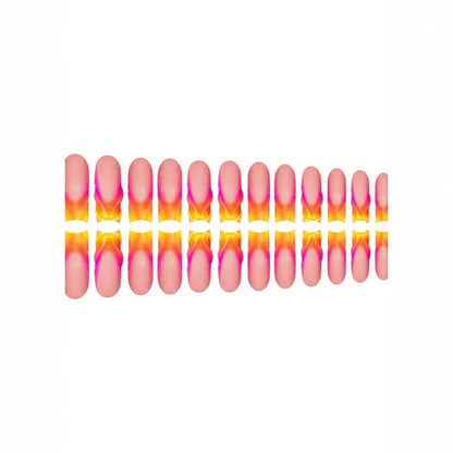 Artistic Gradient Nail Art Acalora