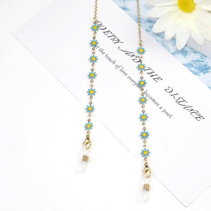 Floral Design Eyewear Chain Acalora